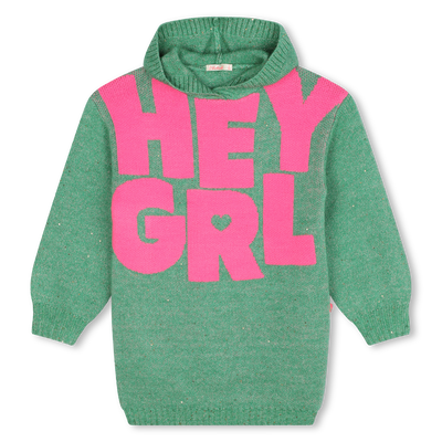 Jurk met capuchon en lovertjes BILLIEBLUSH GIRL