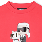 Sweat-shirt en double jersey KARL LAGERFELD KIDS 
                    FILLE