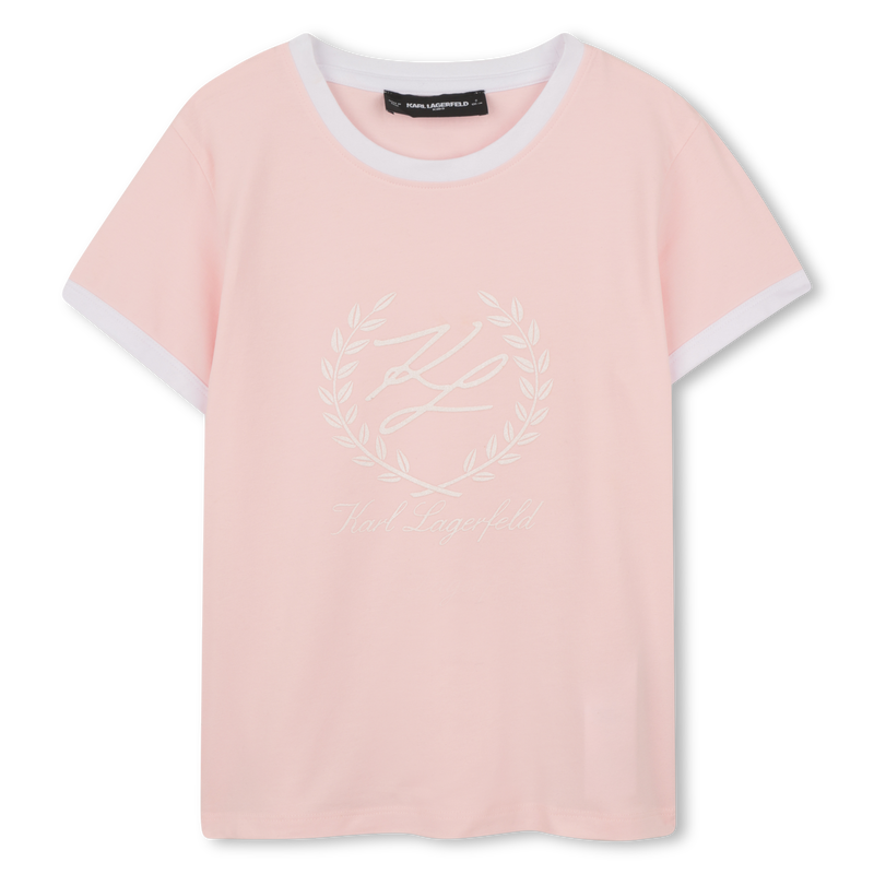 T-SHIRT MANCHES COURTES KARL LAGERFELD KIDS 
                        FILLE