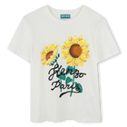 T-shirt avec imprim&eacute; tournesol KENZO KIDS 
                    UNISEXE
