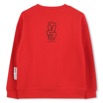 Sweat-shirt molletonn&eacute; coton MARC JACOBS GARCON