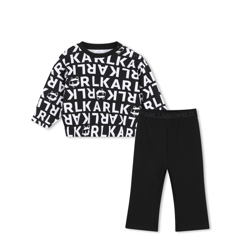 Ensemble Sweat-shirt et pantalon KARL LAGERFELD KIDS 
                        FILLE