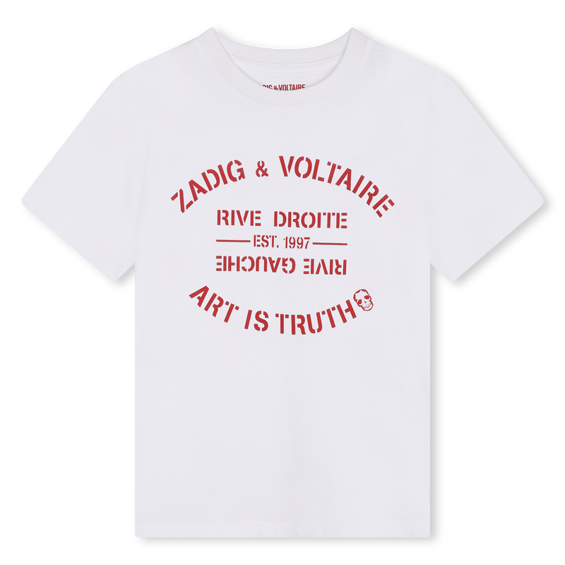 T-shirt manches courtes coton ZADIG & VOLTAIRE 
                        UNISEXE