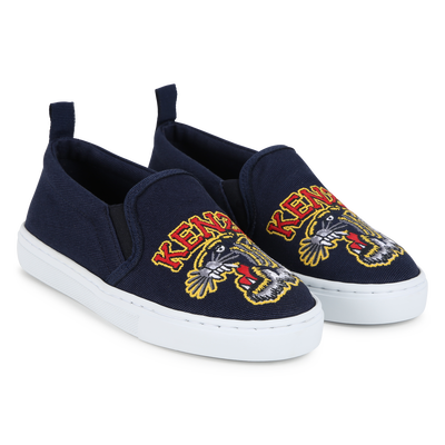 Schoenen met tijgerborduursel KENZO KIDS UNISEX