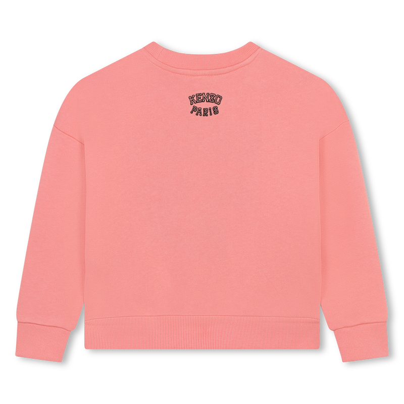 Sweat-shirt brod&eacute; en coton KENZO KIDS 
                        FILLE