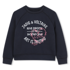Sweat imprim&eacute; ZADIG VOLTAIRE 
                    FILLE