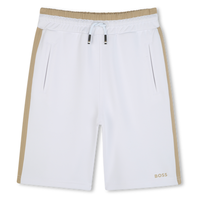 Bermuda avec bandes lat&eacute;rales BOSS GARCON