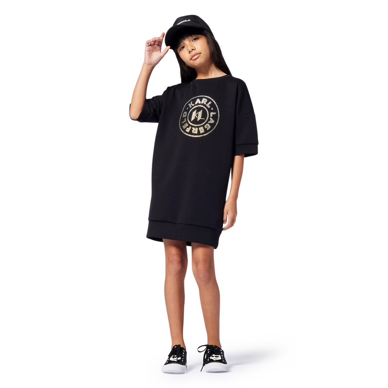 Verstelbare geborduurde pet KARL LAGERFELD KIDS 
                        BOY