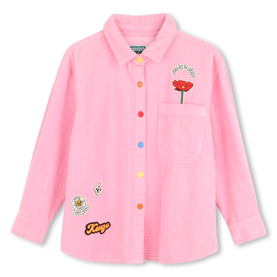 Hemd met lange mouwen KENZO KIDS GIRL