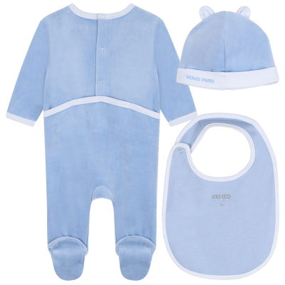 Pyjama avec bonnet et bavoir KENZO KIDS UNISEXE