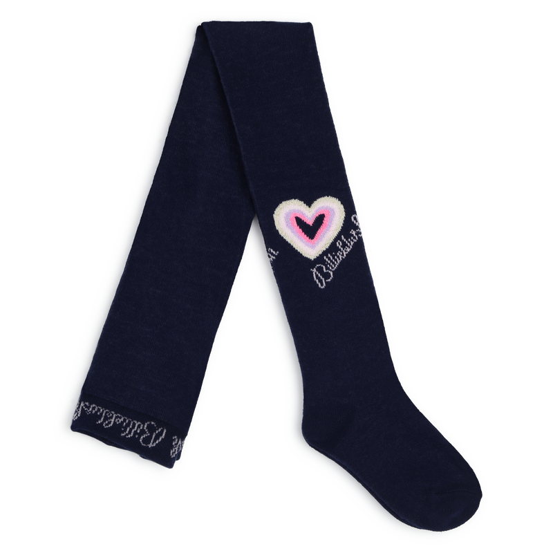 Collants avec coeur m&eacute;tallis&eacute; BILLIEBLUSH 
                        FILLE