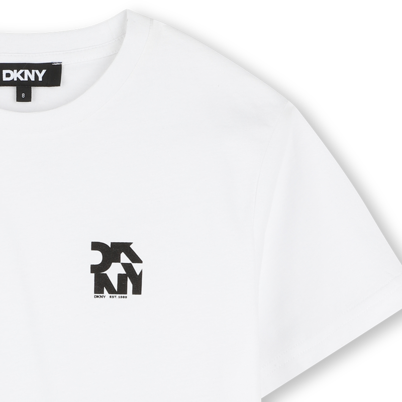 T-shirt manches courtes coton DKNY 
                        UNISEXE