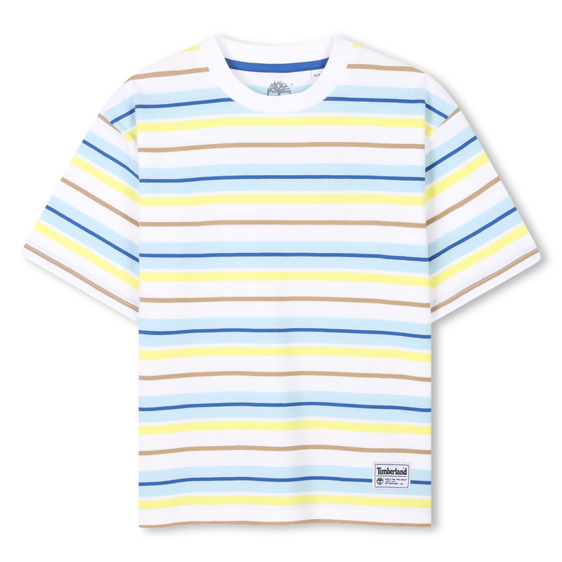 Wijd T-shirt met strepen TIMBERLAND 
                        BOY