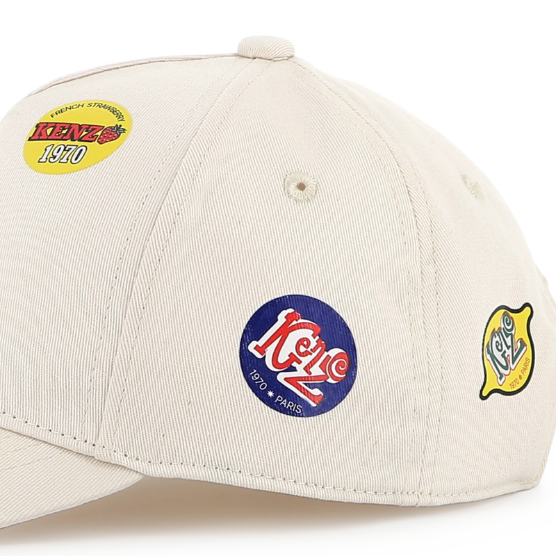 Katoenen pet met prints KENZO KIDS 
                        UNISEX