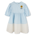 Robe &eacute;vas&eacute;e bicolore KENZO KIDS 
                    FILLE