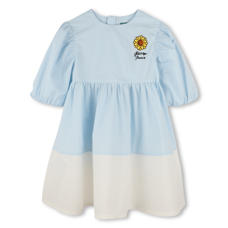 Robe &eacute;vas&eacute;e bicolore KENZO KIDS 
                        FILLE