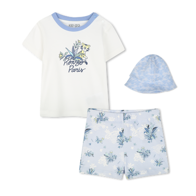 Set T-shirt, short en hoedje KENZO KIDS BOY