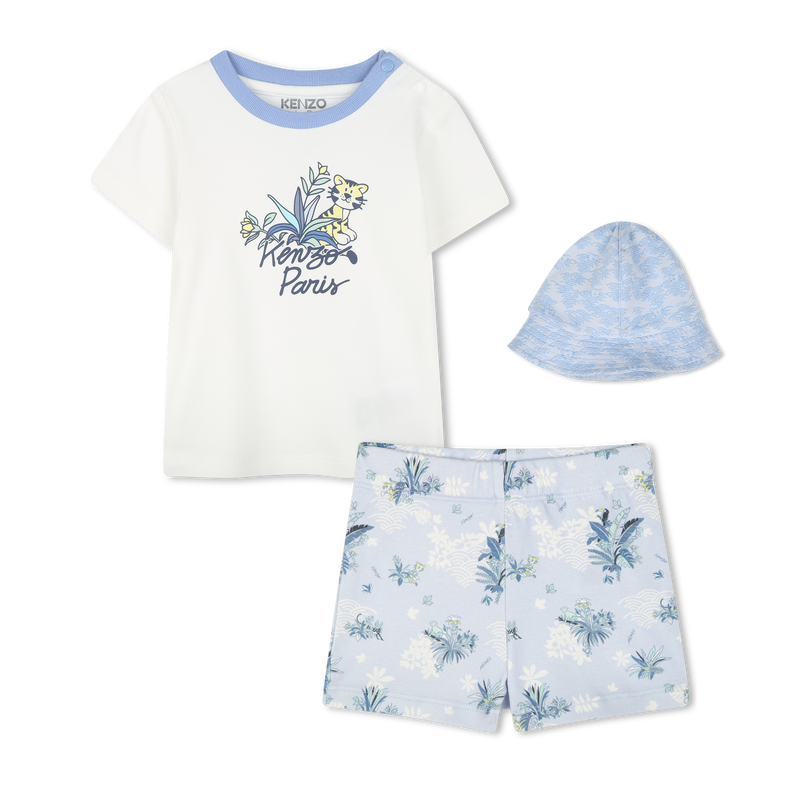 Set T-shirt, short en hoedje KENZO KIDS 
                        BOY