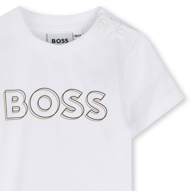 Ensemble Tee-shirt + pantalon + cardigan BOSS 
                        GARCON