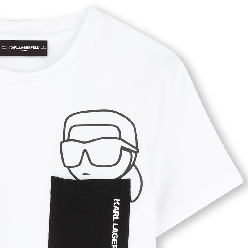T-shirt met korte mouwen KARL LAGERFELD KIDS 
                        BOY