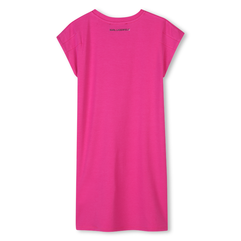 Robe manches courtes fantaisie KARL LAGERFELD KIDS 
                        FILLE