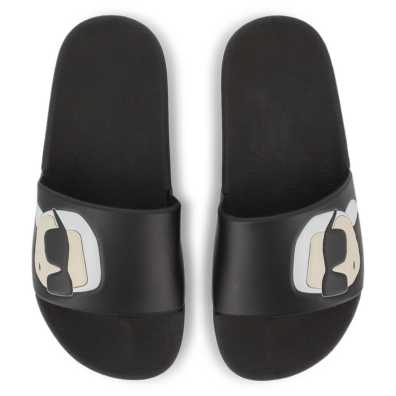 Slippers met illustratie KARL LAGERFELD KIDS 
                        BOY