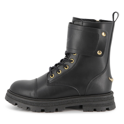 Rundlederen veterlaarzen ZADIG & VOLTAIRE GIRL