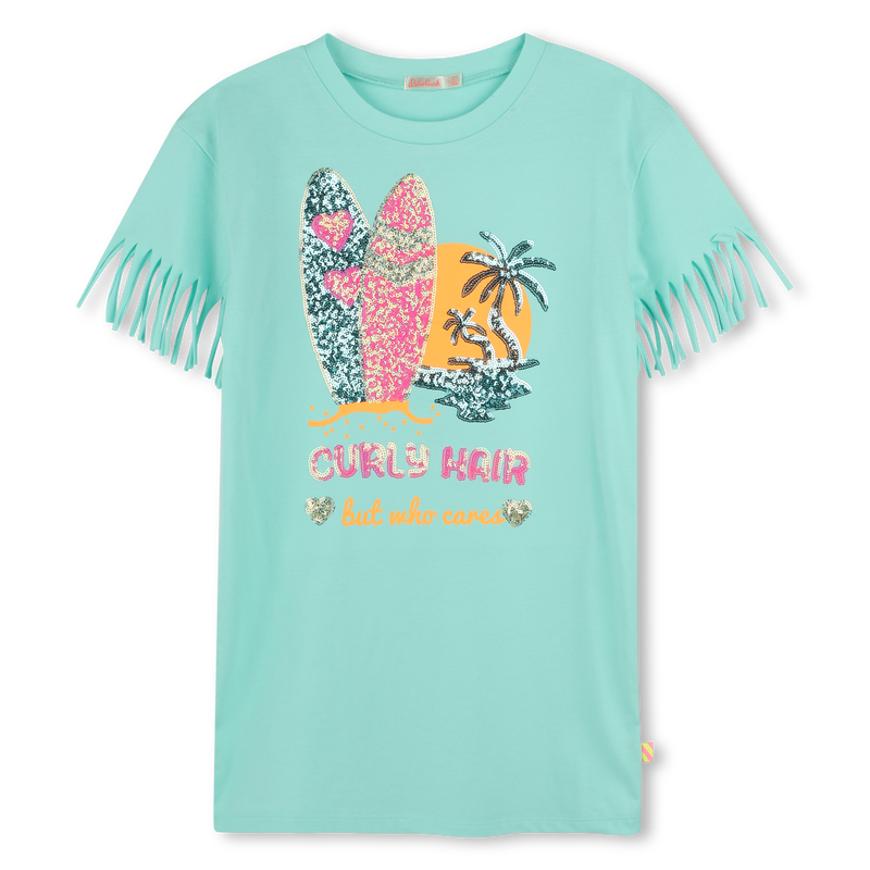 Rechte jurk met franjes BILLIEBLUSH 
                        GIRL