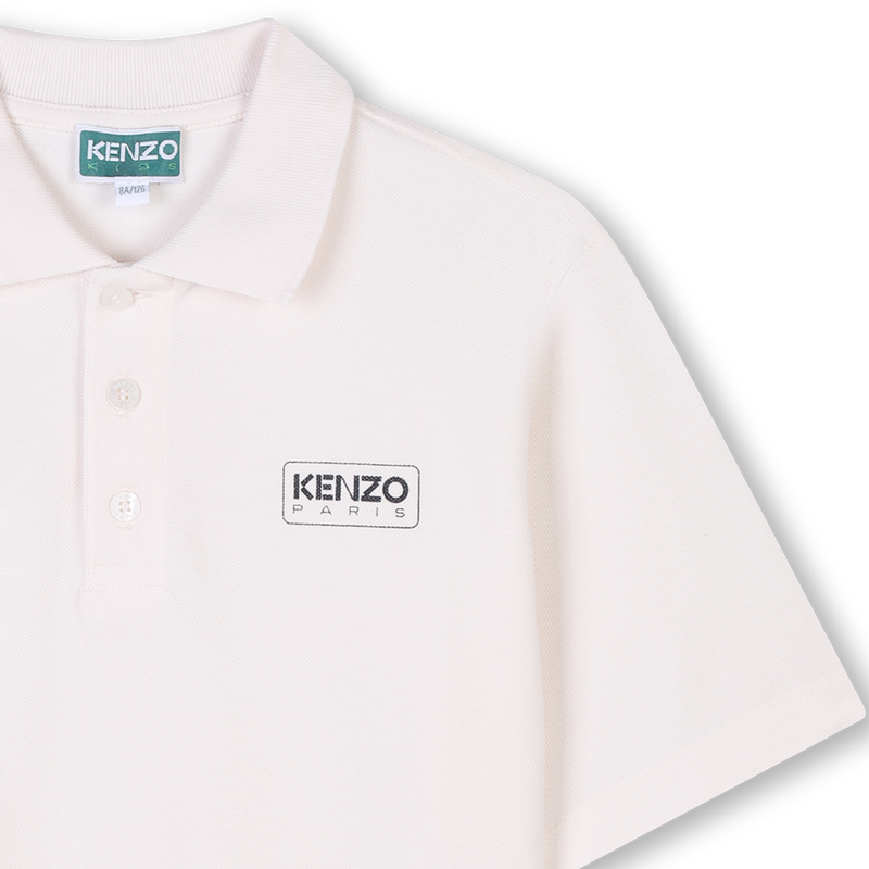 Polo avec imprim&eacute; sigl&eacute; KENZO KIDS 
                        GARCON