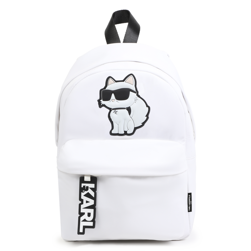 Petit sac &agrave; dos avec badge KARL LAGERFELD KIDS 
                        FILLE