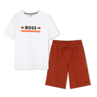 Katoenen T-shirt en short BOSS 
                    BOY