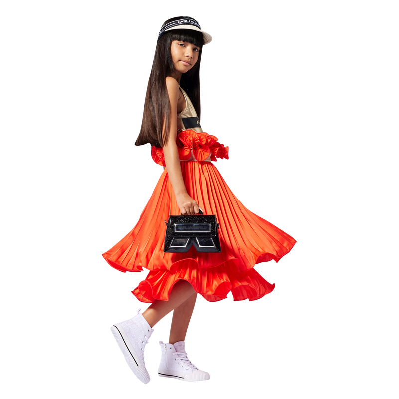 Zonneklep met elastiek KARL LAGERFELD KIDS 
                        GIRL