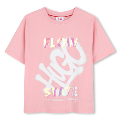 Tee-shirt manches courtes HUGO FILLE