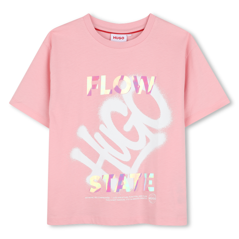 T-shirt met korte mouwen HUGO 
                        MEISJE
