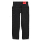 Effen wijde jeans HUGO 
                    BOY