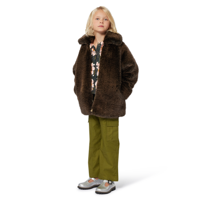 Pantalon en coton KENZO KIDS FILLE