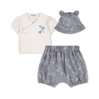 Ensemble Tee-shirt, bob et bavoir KENZO KIDS 
                    FILLE