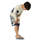 Bermuda avec imprim&eacute;s sigl&eacute;s KENZO KIDS 
                    GARCON