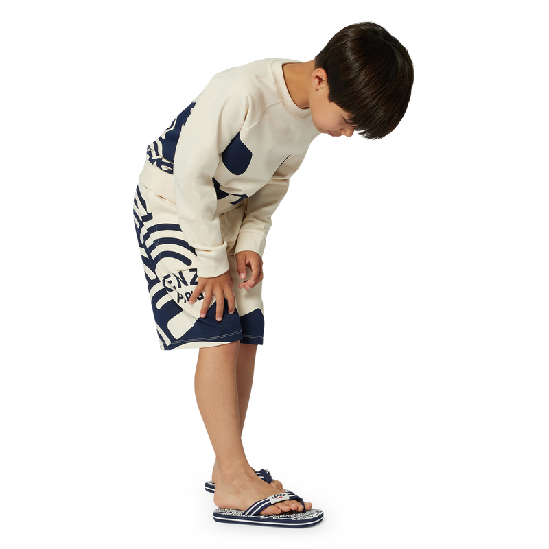 Bermuda avec imprim&eacute;s sigl&eacute;s KENZO KIDS 
                        GARCON