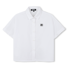 Chemise en popeline de coton DKNY 
                    FILLE