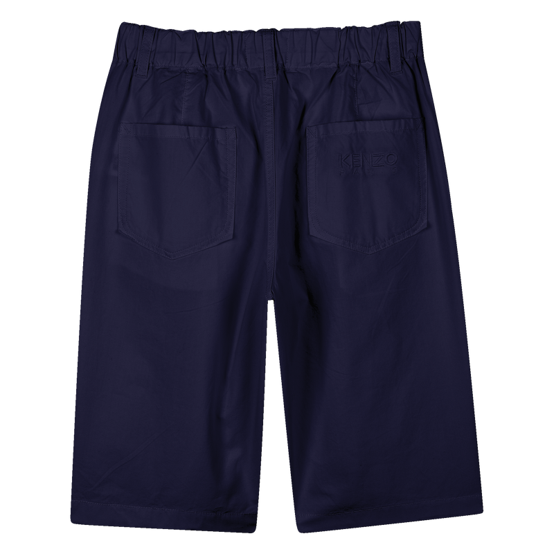Bermuda en coton uni KENZO KIDS 
                        GARCON