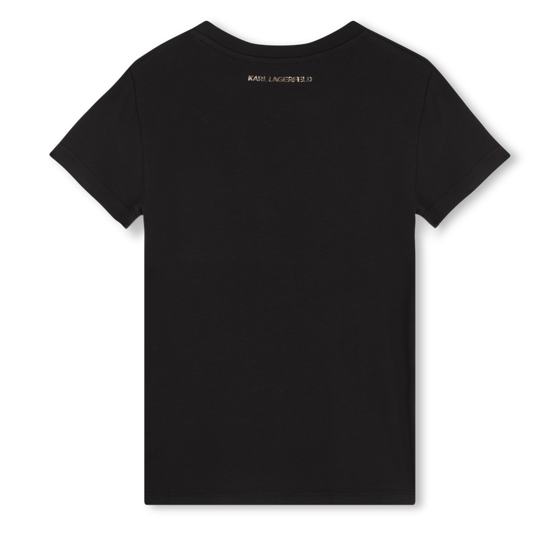 T-shirt orn&eacute; de sequins r&eacute;versibles KARL LAGERFELD KIDS 
                        FILLE