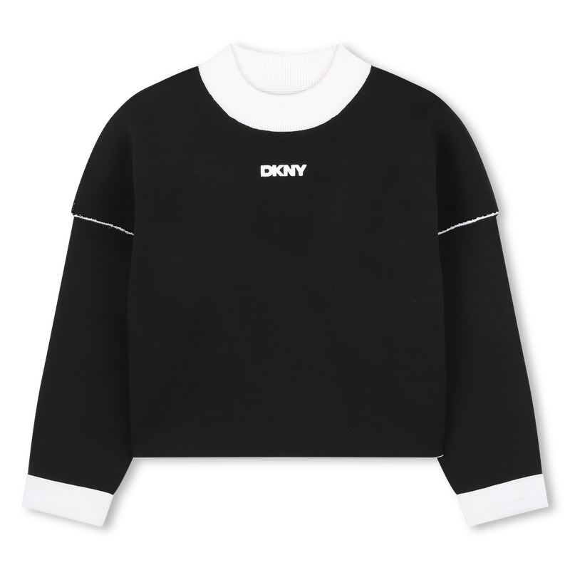 Omkeerbare gebreide trui DKNY 
                        GIRL