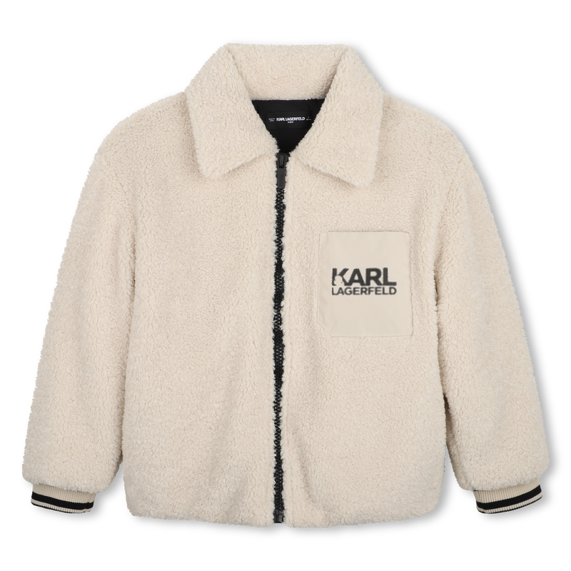 Blouson en sherpa KARL LAGERFELD KIDS 
                        GARCON