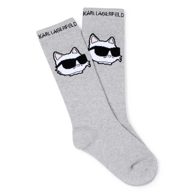 Lot de 2 paires de chaussettes KARL LAGERFELD KIDS 
                        FILLE