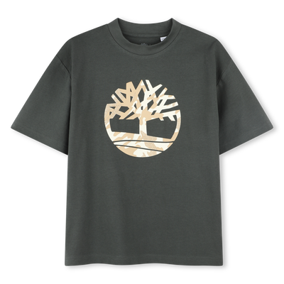 T-shirt met logo in reli&euml;f TIMBERLAND BOY