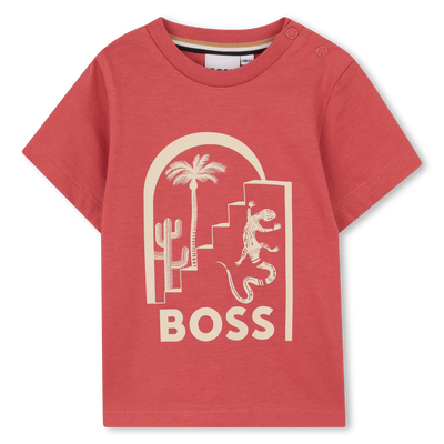 TEE-SHIRT MANCHES COURTES BOSS GARCON