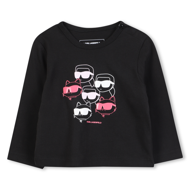 T-shirt à manches longues KARL LAGERFELD KIDS 
                        FILLE