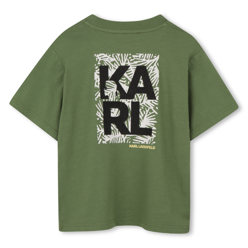 T-SHIRT MET KORTE MOUWEN KARL LAGERFELD KIDS 
                        BOY