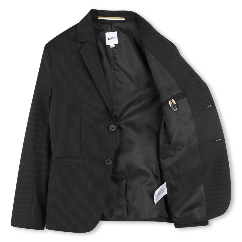 Veste boutonnée à rayures BOSS 
                        GARCON